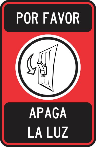 Por Favor Apaga La Luz Simbologic