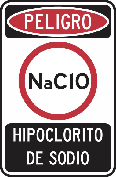 Peligro (Nacio) Hipoclorito De Sodio Simbologic