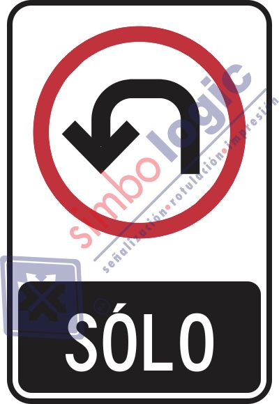 Solo Vuelta En U Simbologic