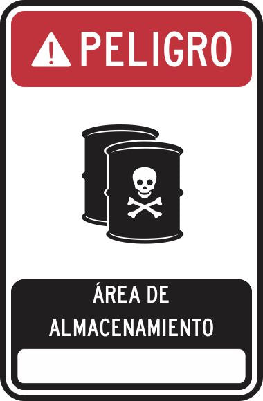 Peligro Área De Almacenamiento Simbologic