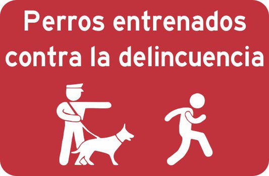 PERROS ENTRENADOS CONTRA LA DELINCUENCIA Simbologic