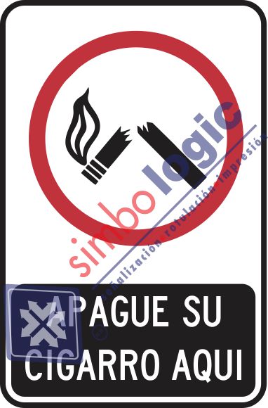Apague Su Cigarro Aquíí Simbologic