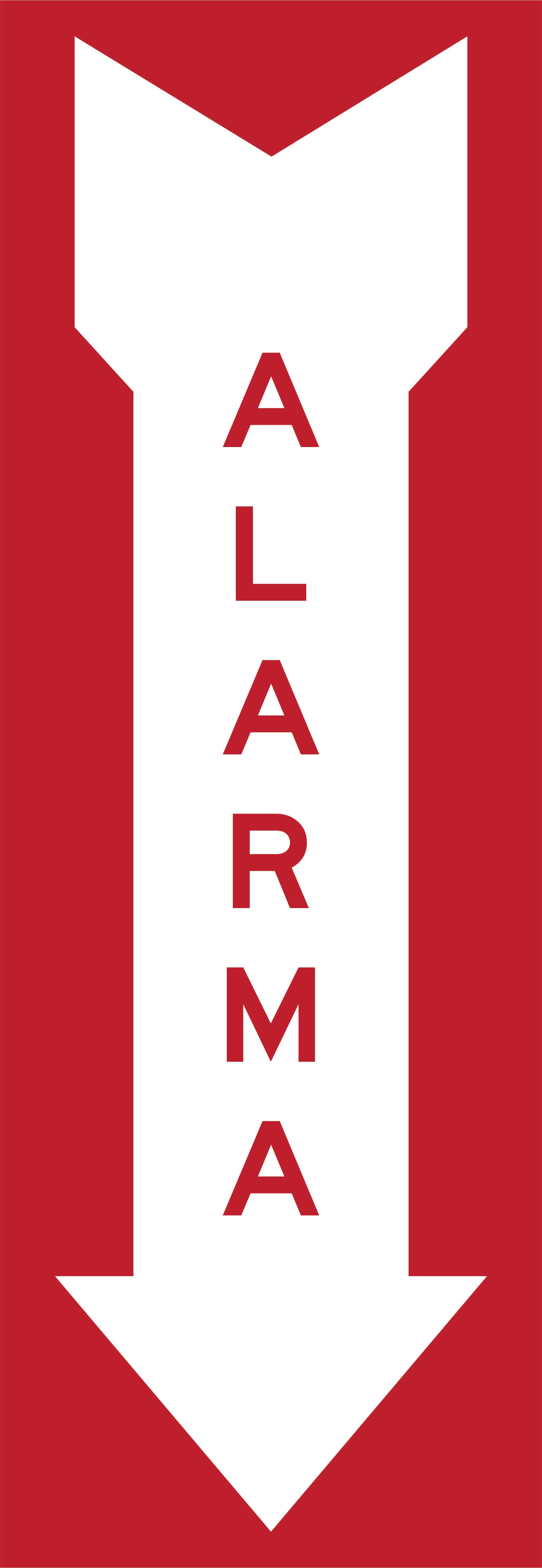 FLECHA ALARMA Simbologic