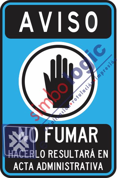 No Fumar, Hacerlo Resultara En Acta Administrativa Simbologic