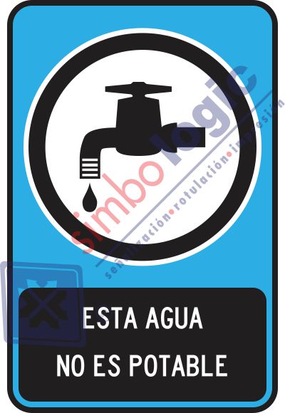 Esta Agua No Es Potable Simbologic