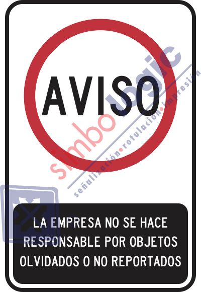 Aviso, La Empresa No Se Hace Responsable Simbologic
