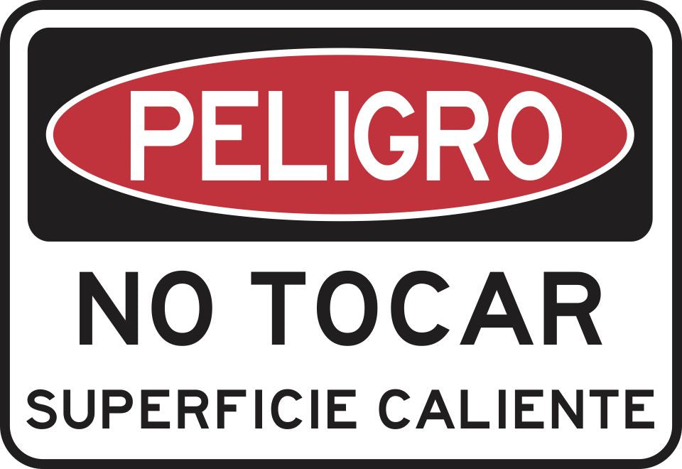 NO TOCAR SUPERFICIE CALIENTE Simbologic