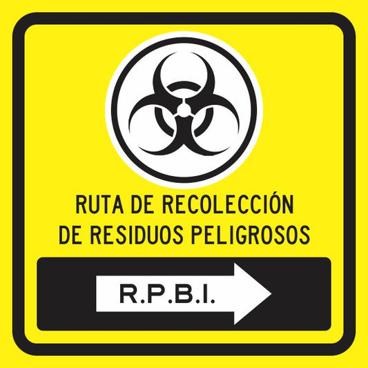 Ruta De Recoleccion De Residuos Peligrosos R.P.B.I (Der) Simbologic
