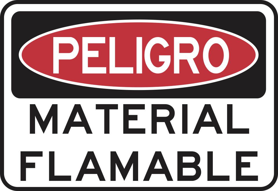 MATERIAL INFLAMABLE Simbologic