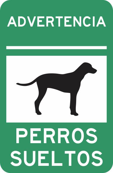 Advertencia Perros Sueltos Simbologic