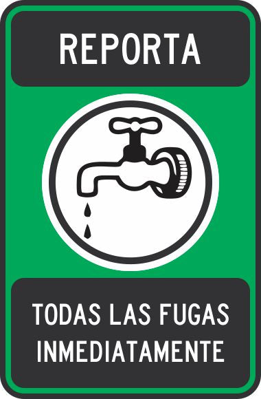 Reporta Todas Las Fugas Inmediatamente Simbologic