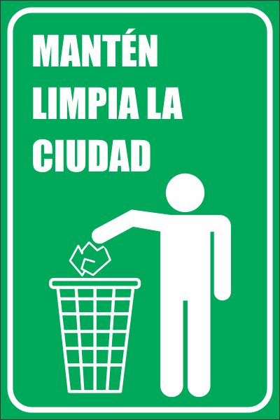 Mantén Limpia La Ciudad Simbologic