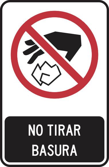 No Tirar Basura Simbologic