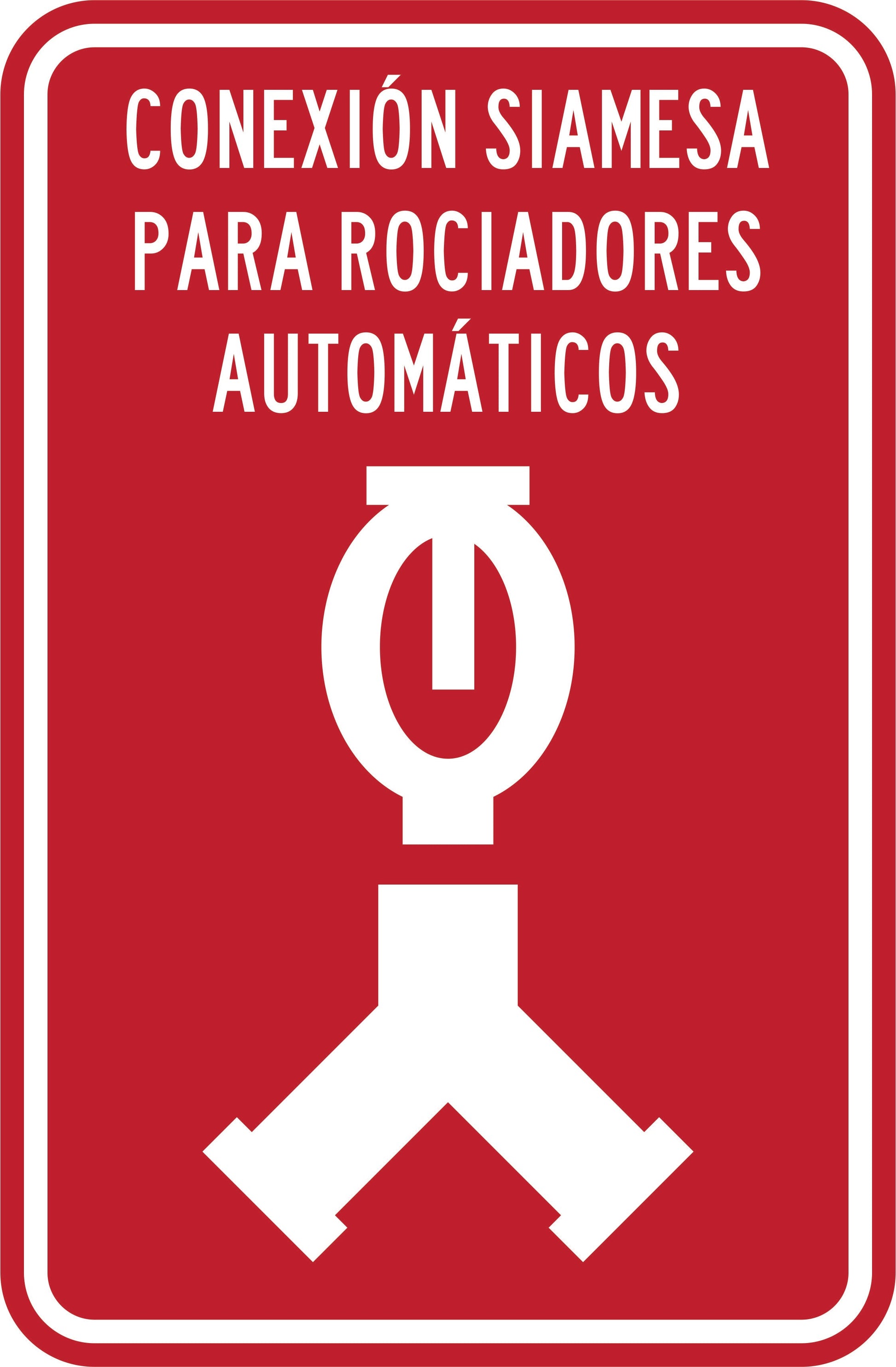 CONEXION SIAMESA PARA ROCIADORES AUTOMÁTICOS Simbologic