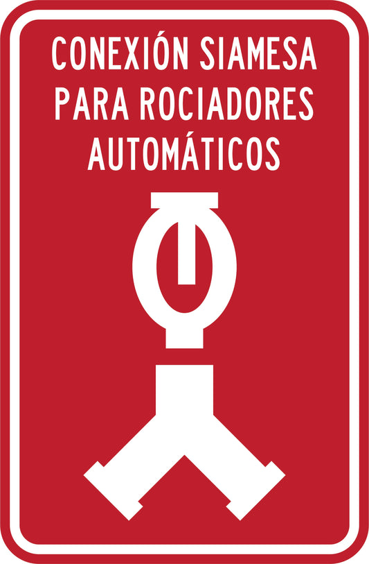 CONEXION SIAMESA PARA ROCIADORES AUTOMÁTICOS Simbologic