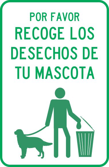 Por Favor Recoge Los Desechos De Tu Mascota Simbologic