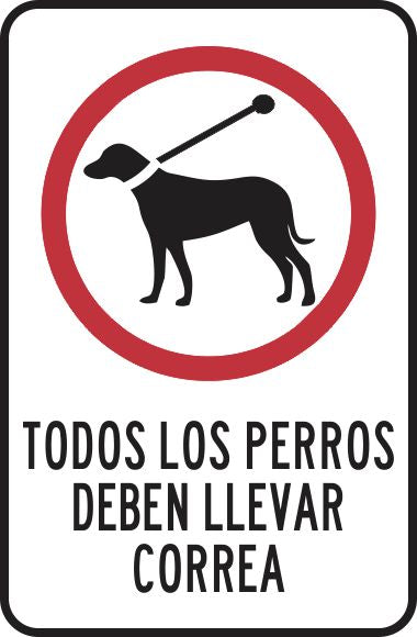 Todos Los Perros Deben Llevar Correa Simbologic