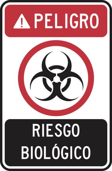 Peligro Riesgo Biológico Simbologic