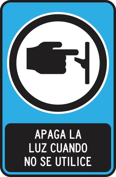 Apaga La Luz Cuando No Se Utilice Simbologic