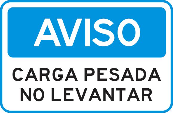 Carga Pesada, No Levantar Simbologic