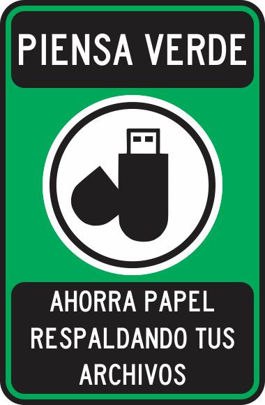 Piensa Verde, Ahorra Papel Respaldando Tus Archivos Simbologic