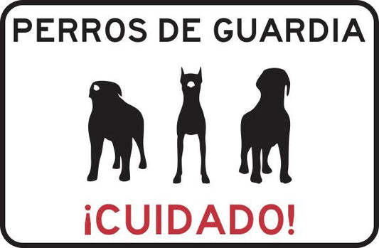 PERROS DE GUARDIA, ¡CUIDADO! Simbologic