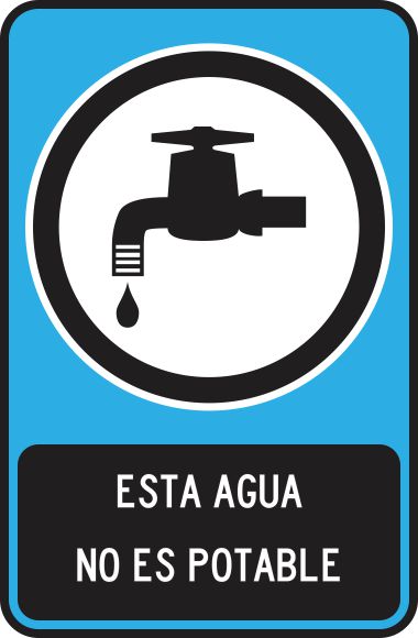Esta Agua No Es Potable Simbologic