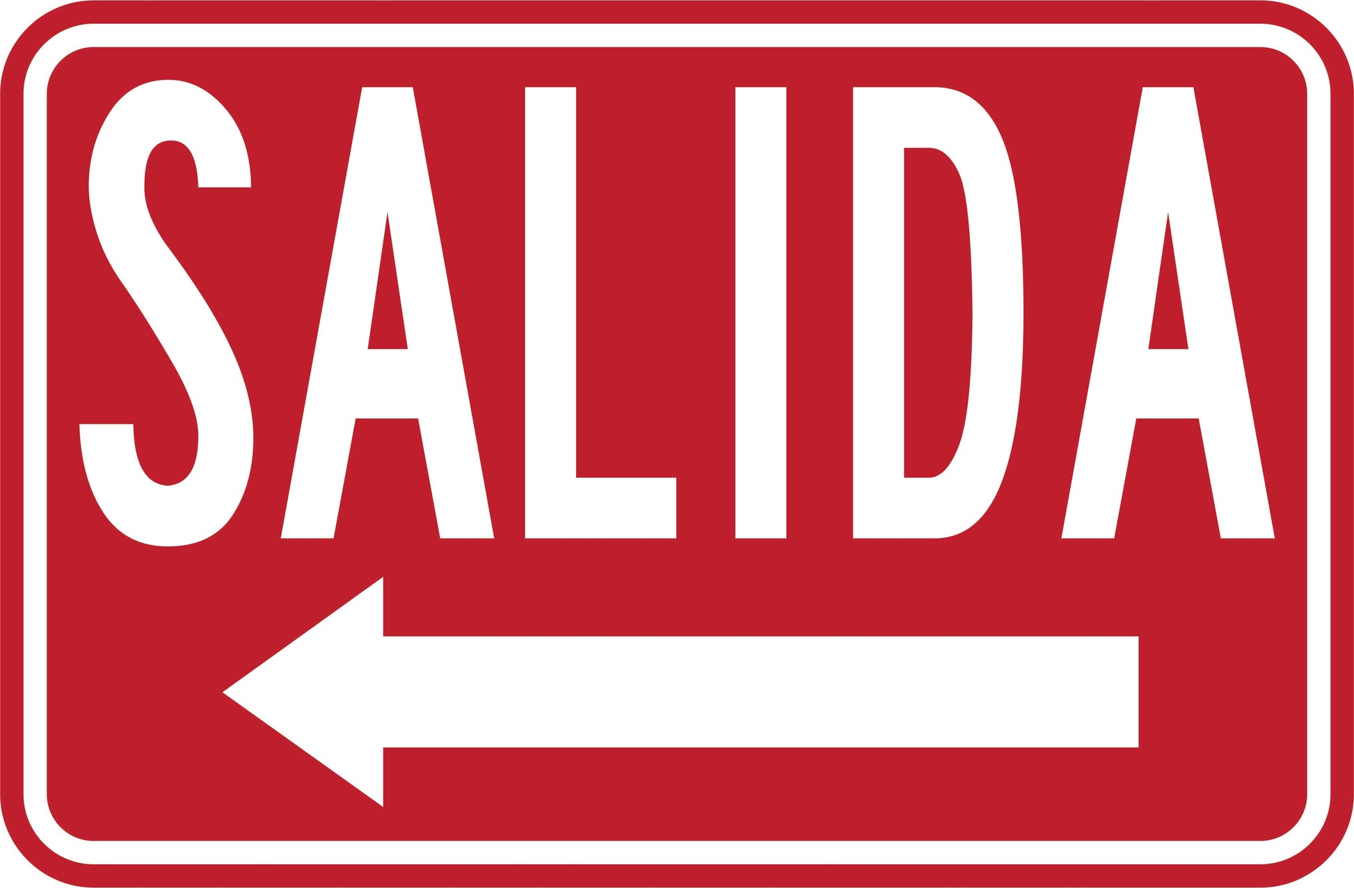 SALIDA FLECHA IZQUIERDA Simbologic