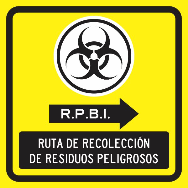 R.P.B.I Ruta De Recoleccion De Residuos Peligrosos (Der) Simbologic