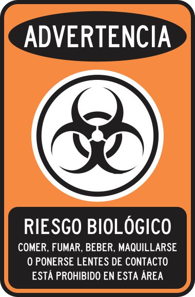 Advertencia Riesgo Biológico Simbologic