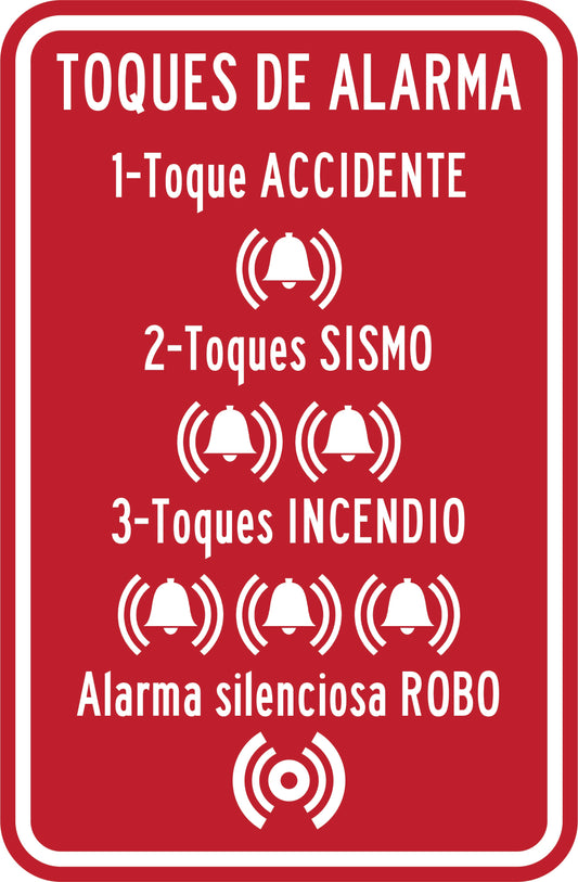 TOQUES DE ALARMA Simbologic