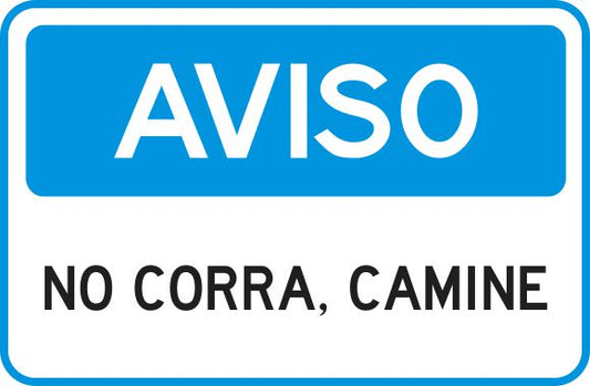 No Corra, Camine Simbologic