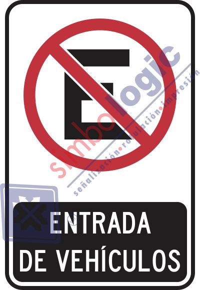 No Estacionarse, Entrada De Vehículos Simbologic