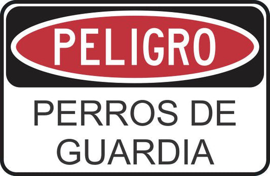 PELIGRO, PERROS DE GUARDIA Simbologic
