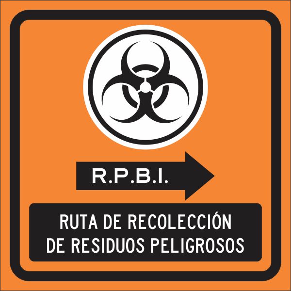R.P.B.I. Ruta De Recoleccion De Residuos Peligrosos (Der) Simbologic