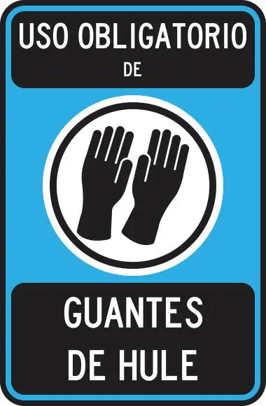 GUANTES DE HULE Simbologic