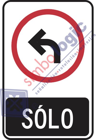 Estacionamiento Curva Izquierda Simbologic