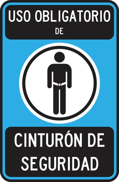 CINTURON DE SEGURIDAD Simbologic