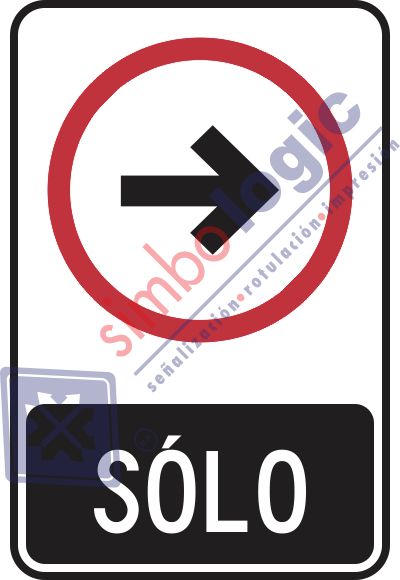 Estacionamiento Flecha Derecha Simbologic
