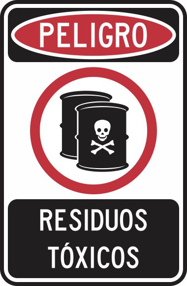 Peligro Residuos Tóxicos Simbologic