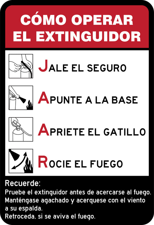 COMO OPERAR EL EXTINGUIDOR Simbologic
