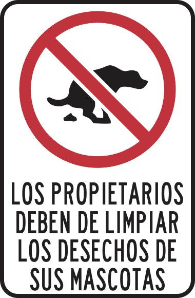 Los Propietarios Deben Limpiar Los Desechos De Sus Mascotas Simbologic