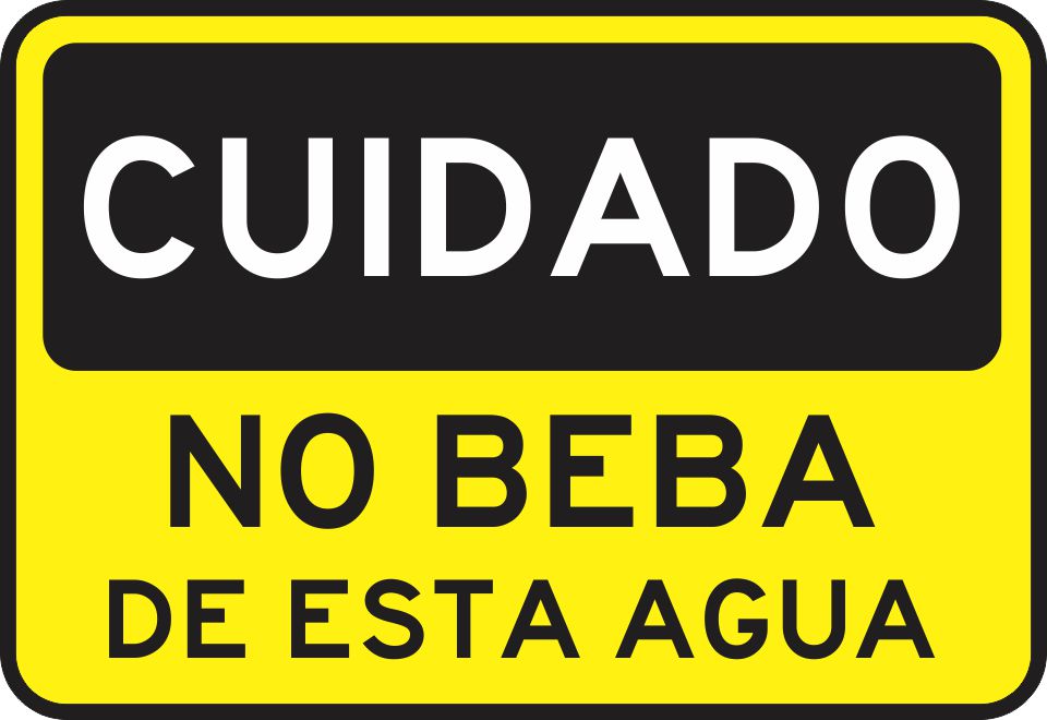 No Beba De Esta Agua Simbologic