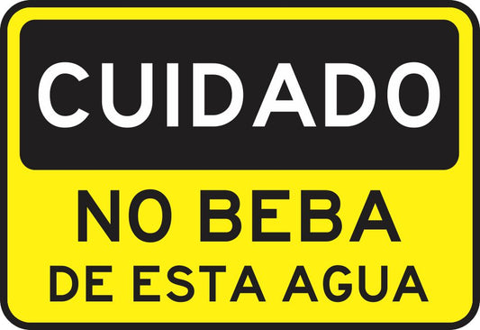 No Beba De Esta Agua Simbologic