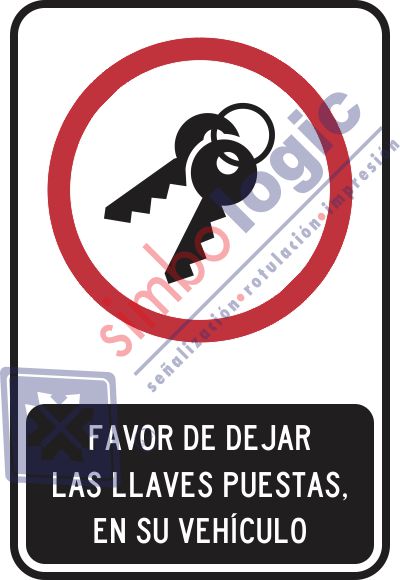 Favor De Dejar Las Llaves Puestas Simbologic