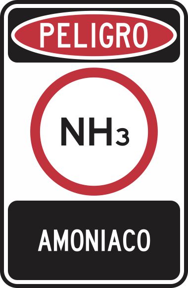 Peligro (Nh3) Amoniaco Simbologic