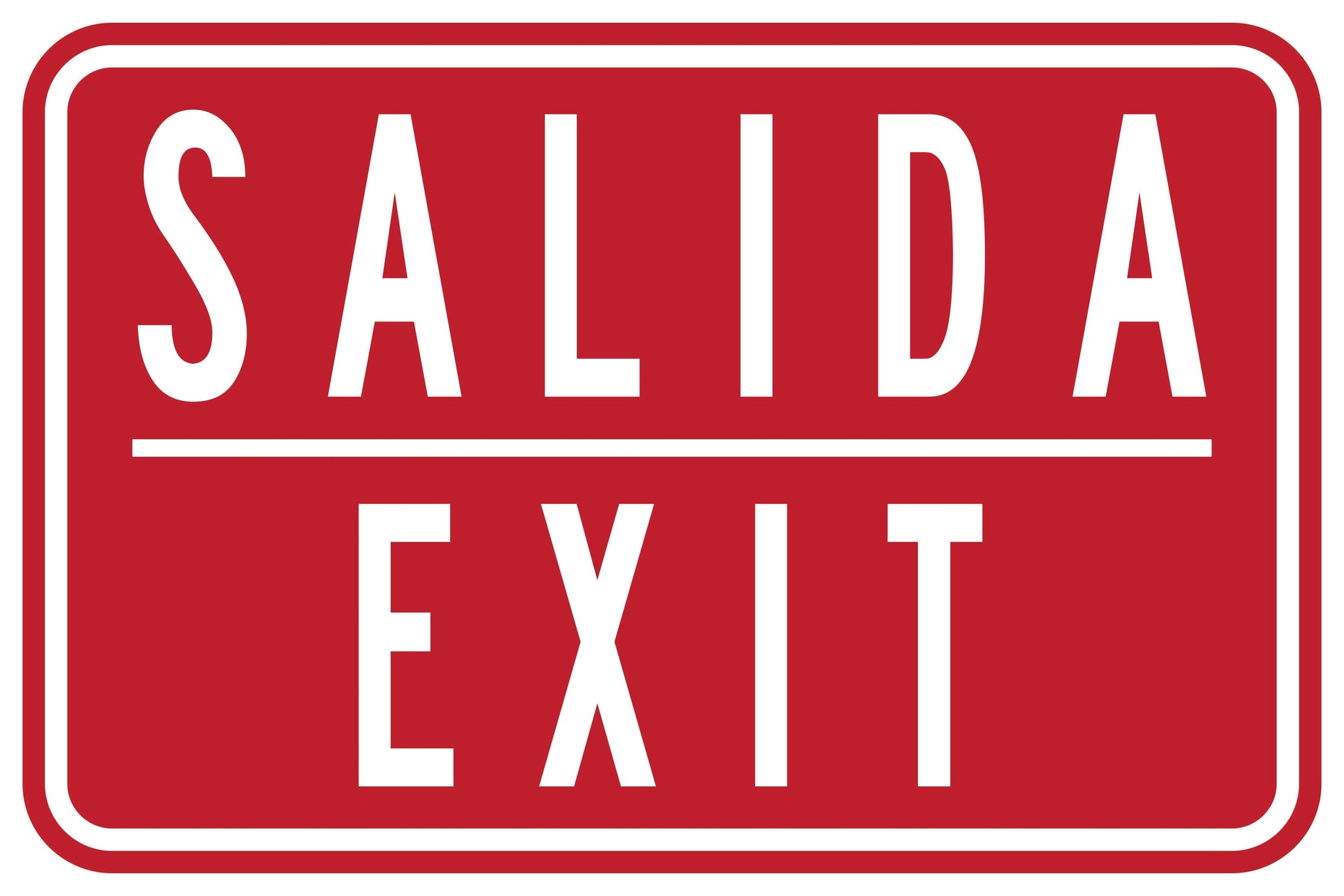 SALIDA/ EXIT Simbologic