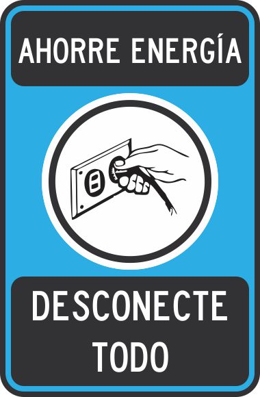 Ahorre Energía, Desconecte Todo Simbologic