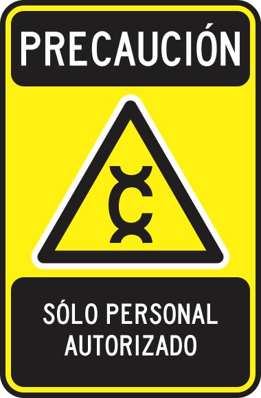 Precaucion Solo Personal Autorizado Simbologic