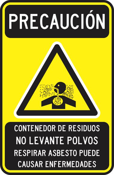 Precaucion Contenedor De Residuos Simbologic